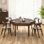 62.2 In. W 4-6-Player Wood Poker Table with Removable Top and Cup and Card Holders