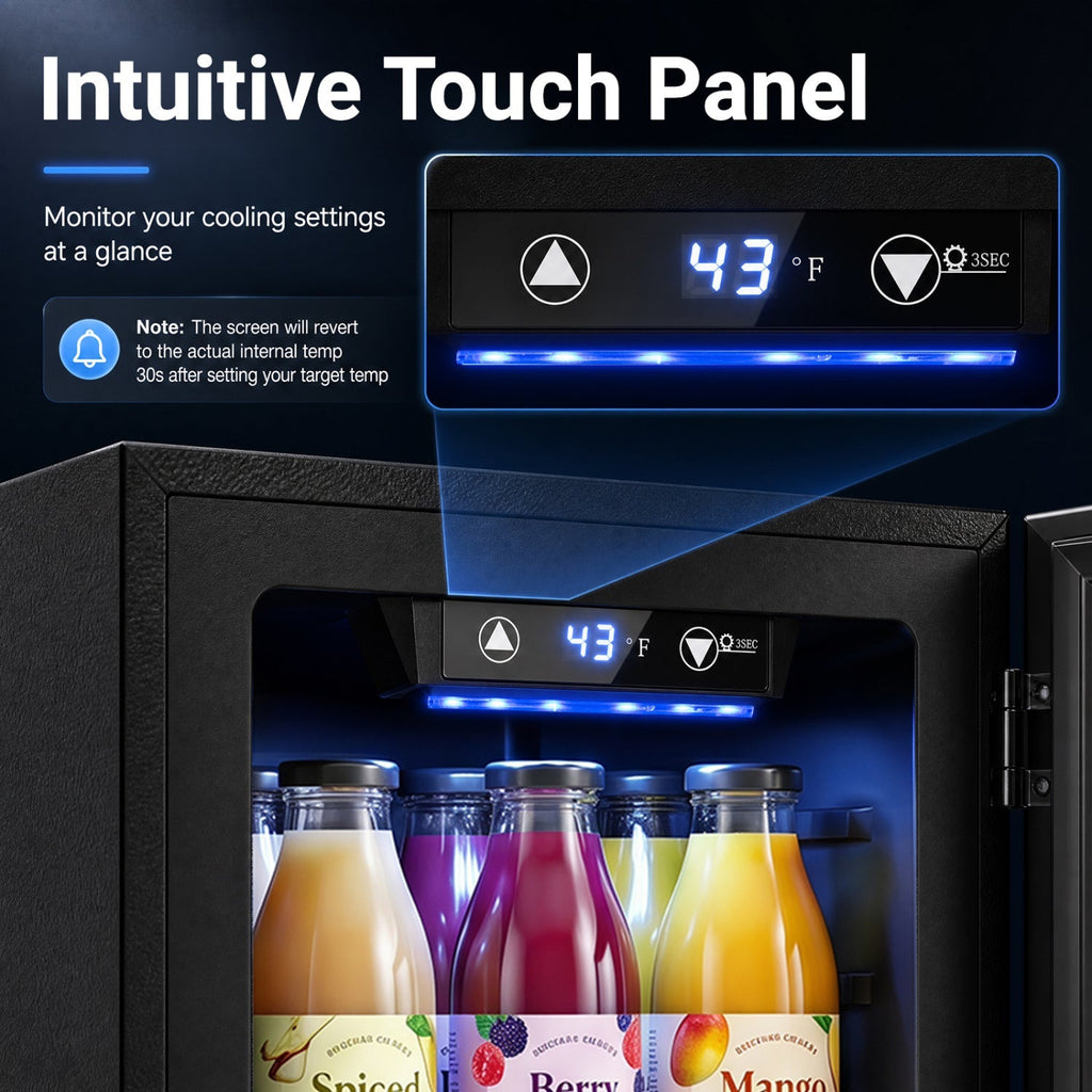 24-Can Beverage Refrigerator