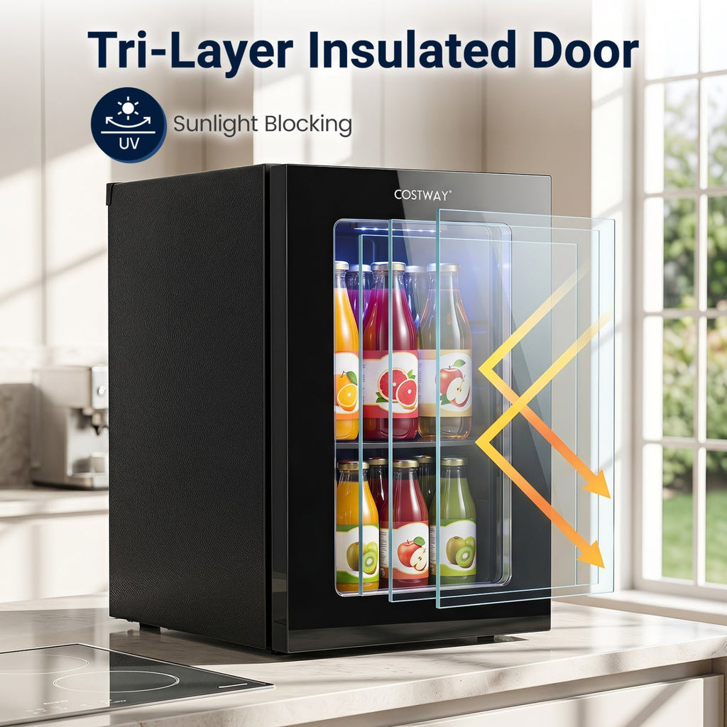 24-Can Beverage Refrigerator