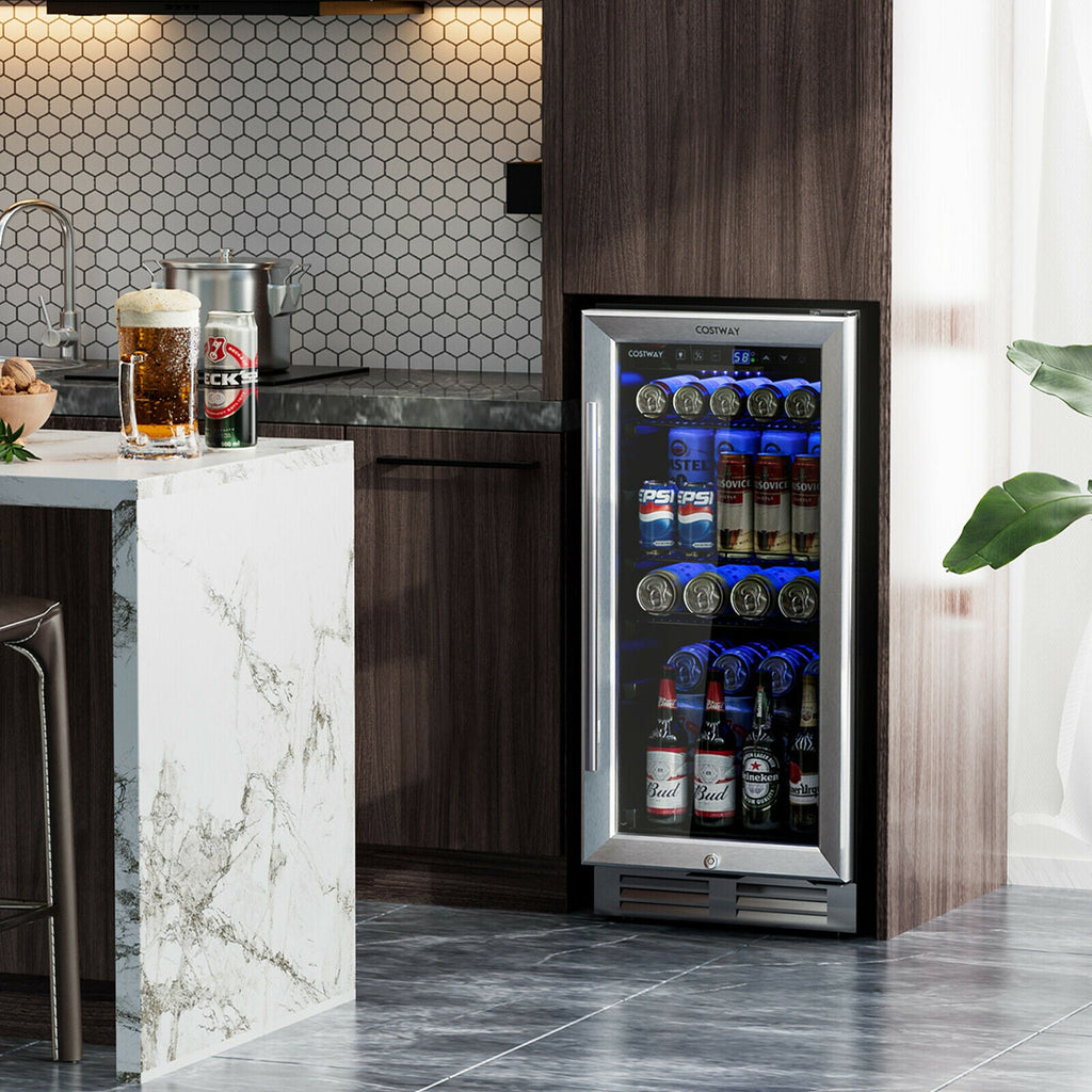 Costway 100-Can Beverage Cooler
