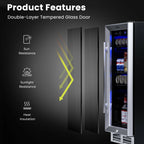 Costway 100-Can Beverage Cooler