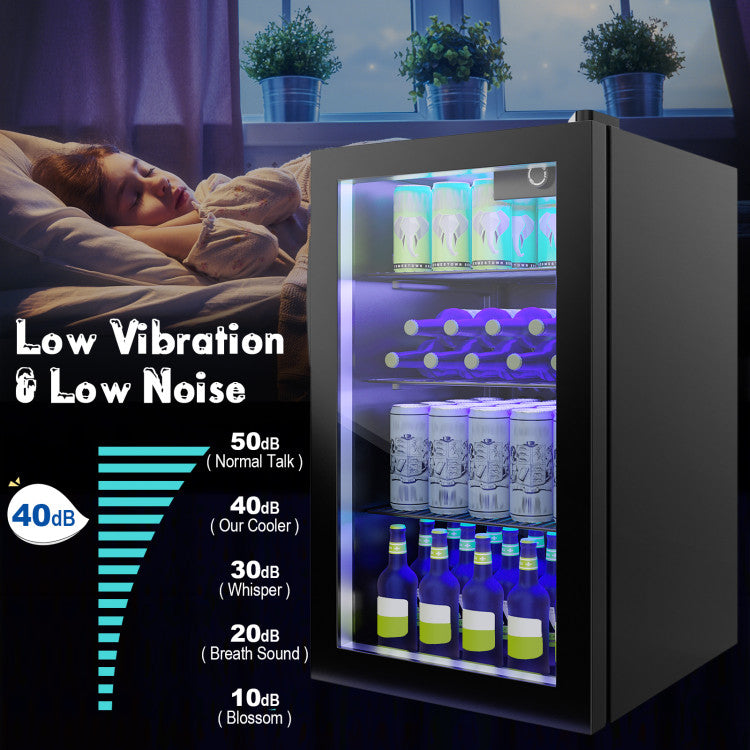 120-Can Beverage Refrigerator