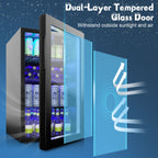 120-Can Beverage Refrigerator