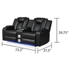 Benz Power Reclining Loveseat