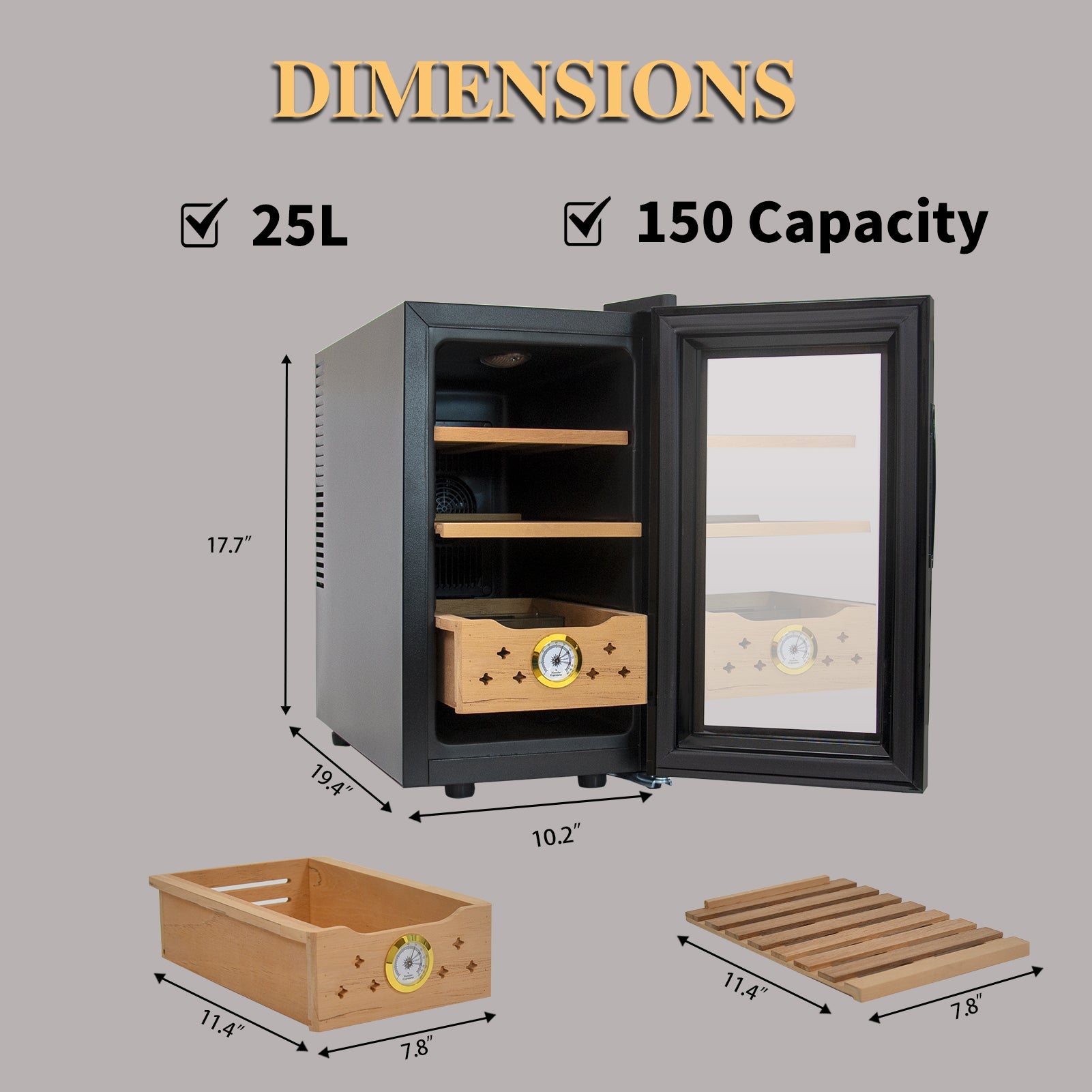 25L Cigar Humidor