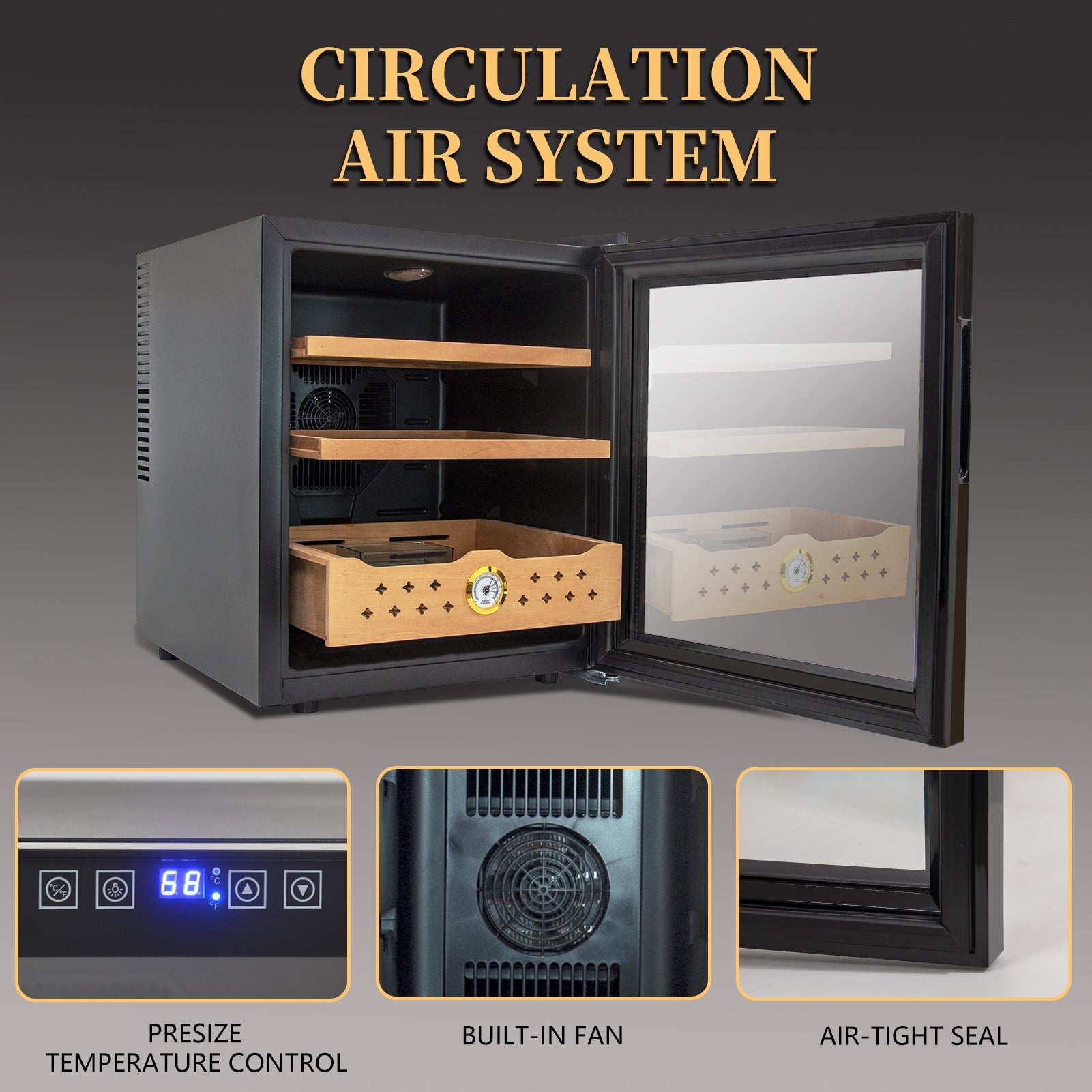 50L Cigar Humidor