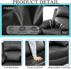 Caberryne Black Leather Reclining Sofa Set