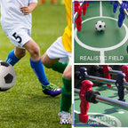Table Soccer Arcade Game: Table Soccer Table - A match sized soccer table with 2 balls and 2 beverage racks