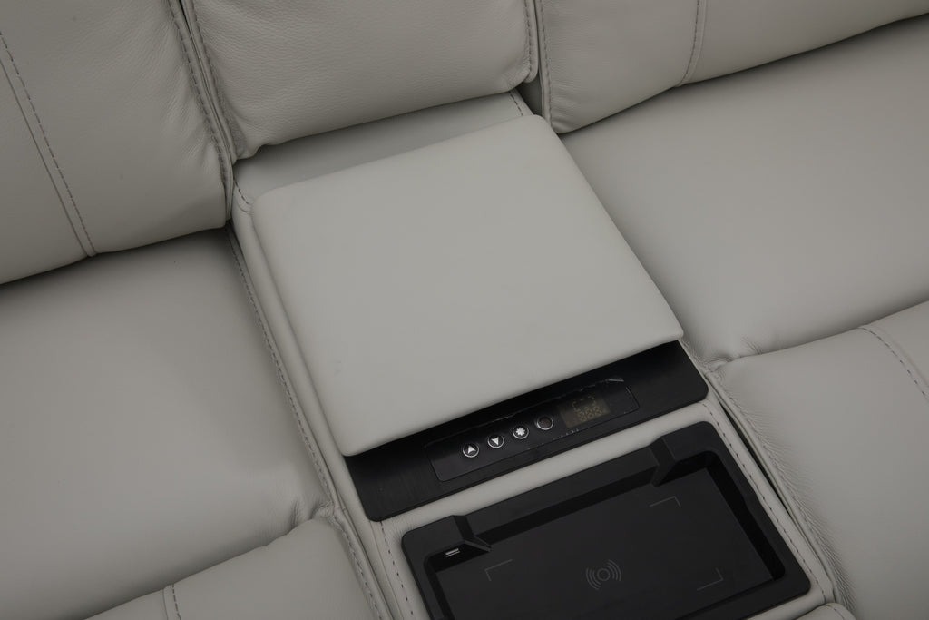 Atlas Fog Zero Gravity Power Reclining Sofa w/ Cooling Compartment