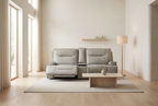 Atlas Fog 2-Piece Power Reclining Sofa Set