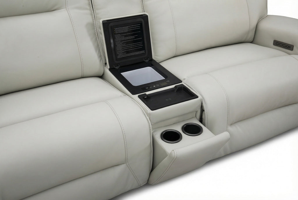 Atlas Fog Zero Gravity Power Reclining Sofa w/ Cooling Compartment