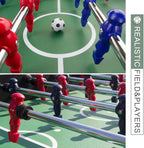 Table Soccer Arcade Game: Table Soccer Table - A match sized soccer table with 2 balls and 2 beverage racks