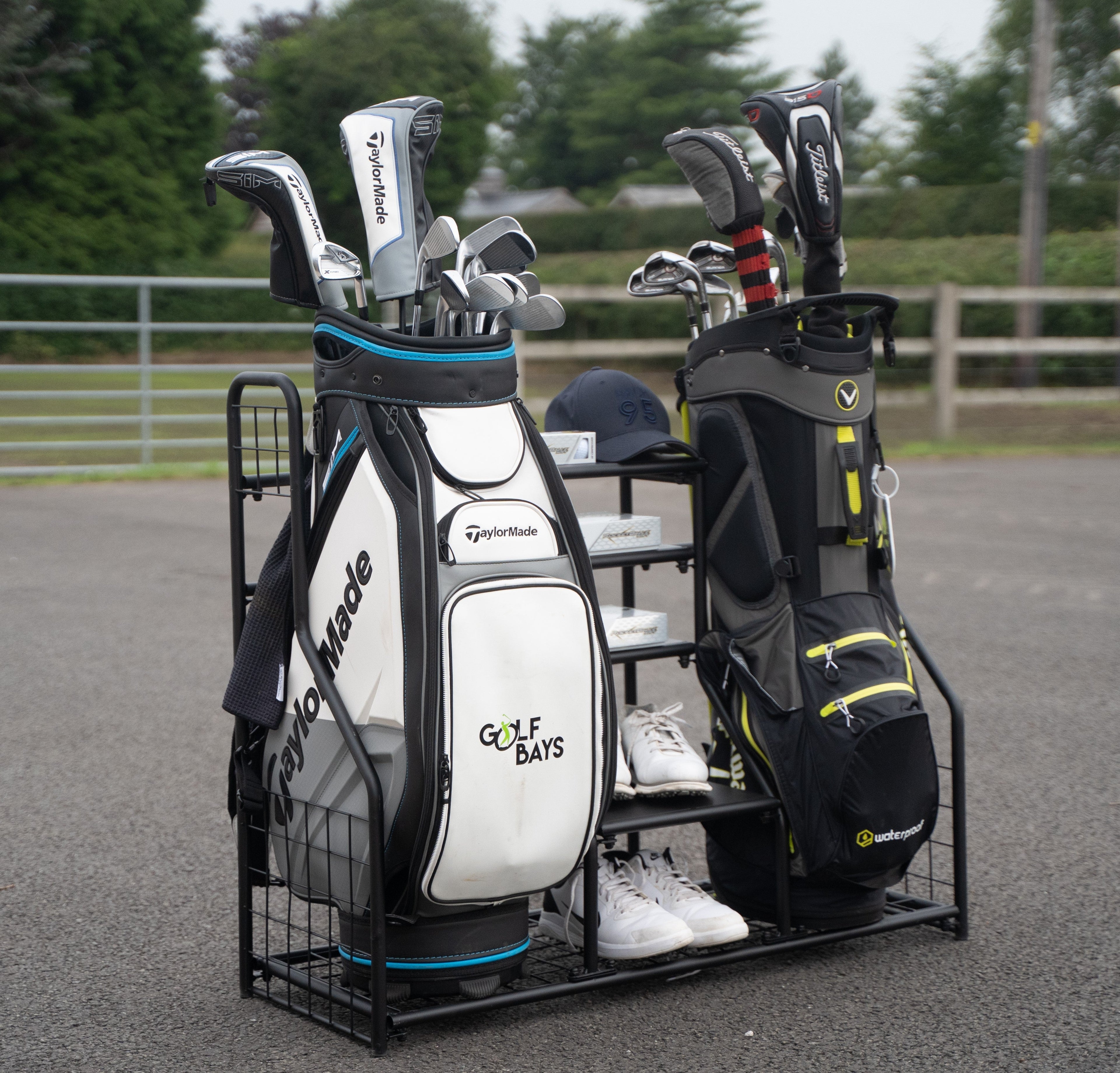 GolfBays Dual Bag Display
