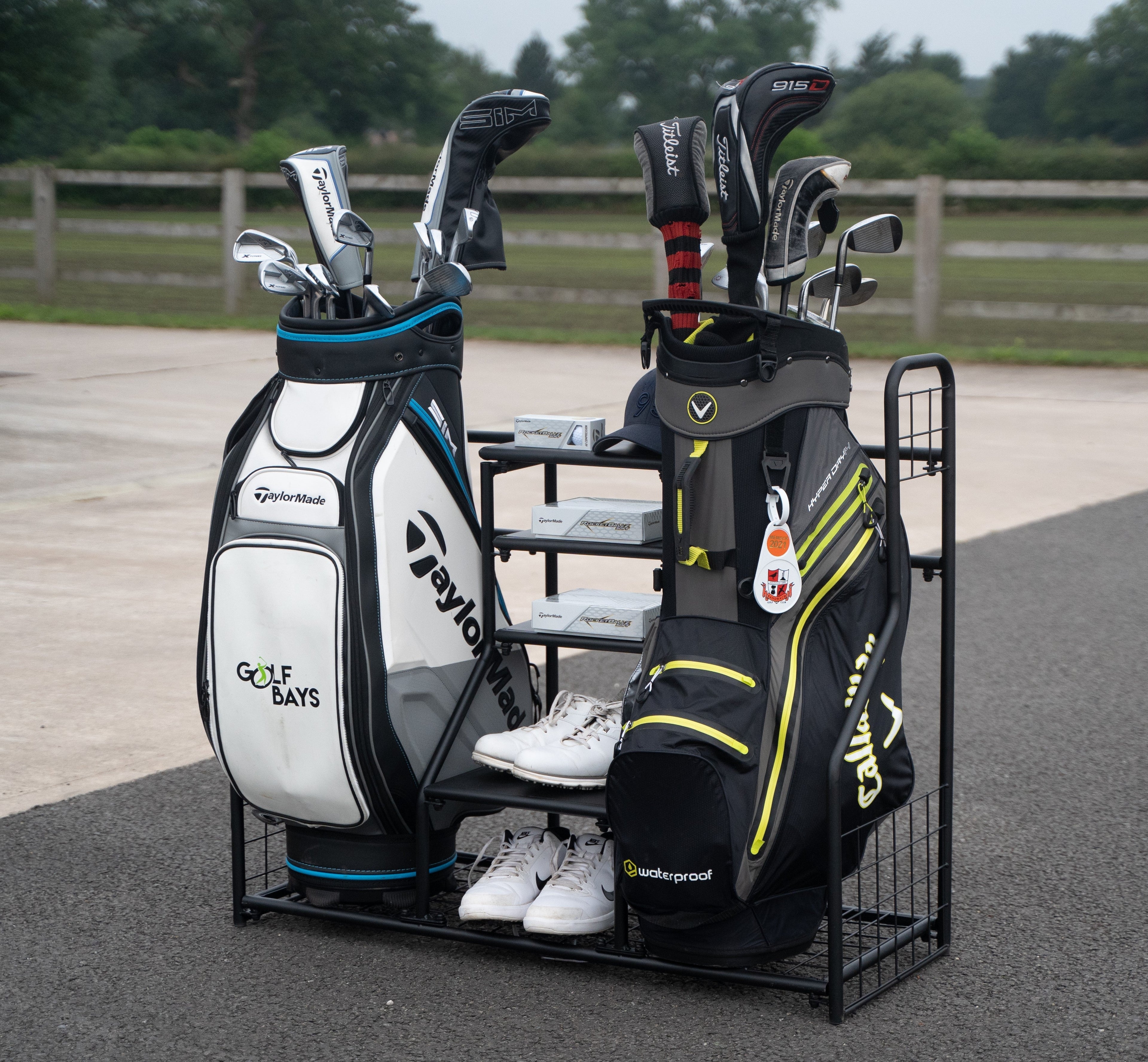 GolfBays Dual Bag Display