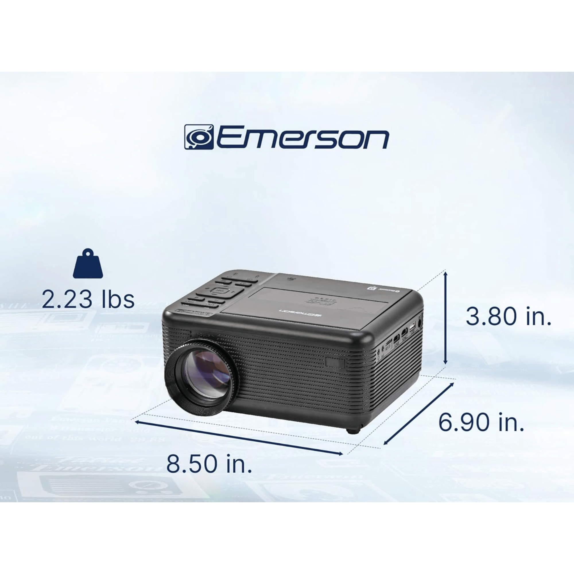 Emerson 120" Home Theater LCD Projector