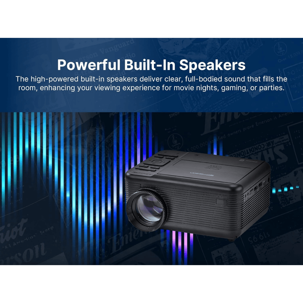 Emerson 120" Home Theater LCD Projector