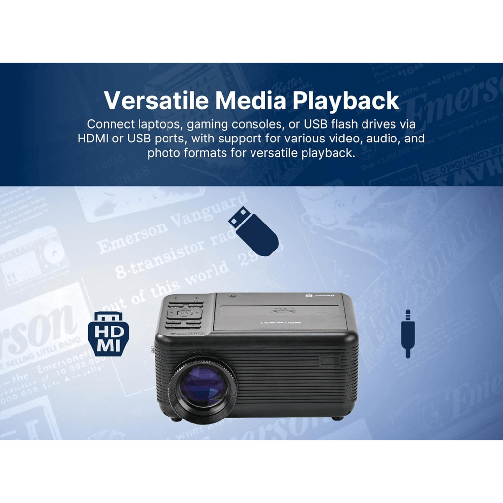 Emerson 120" Home Theater LCD Projector