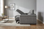 Lucious Gray Double Slider Power Sectional Sofa