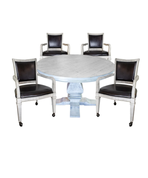 Montecito 48in Poker Table & Chairs