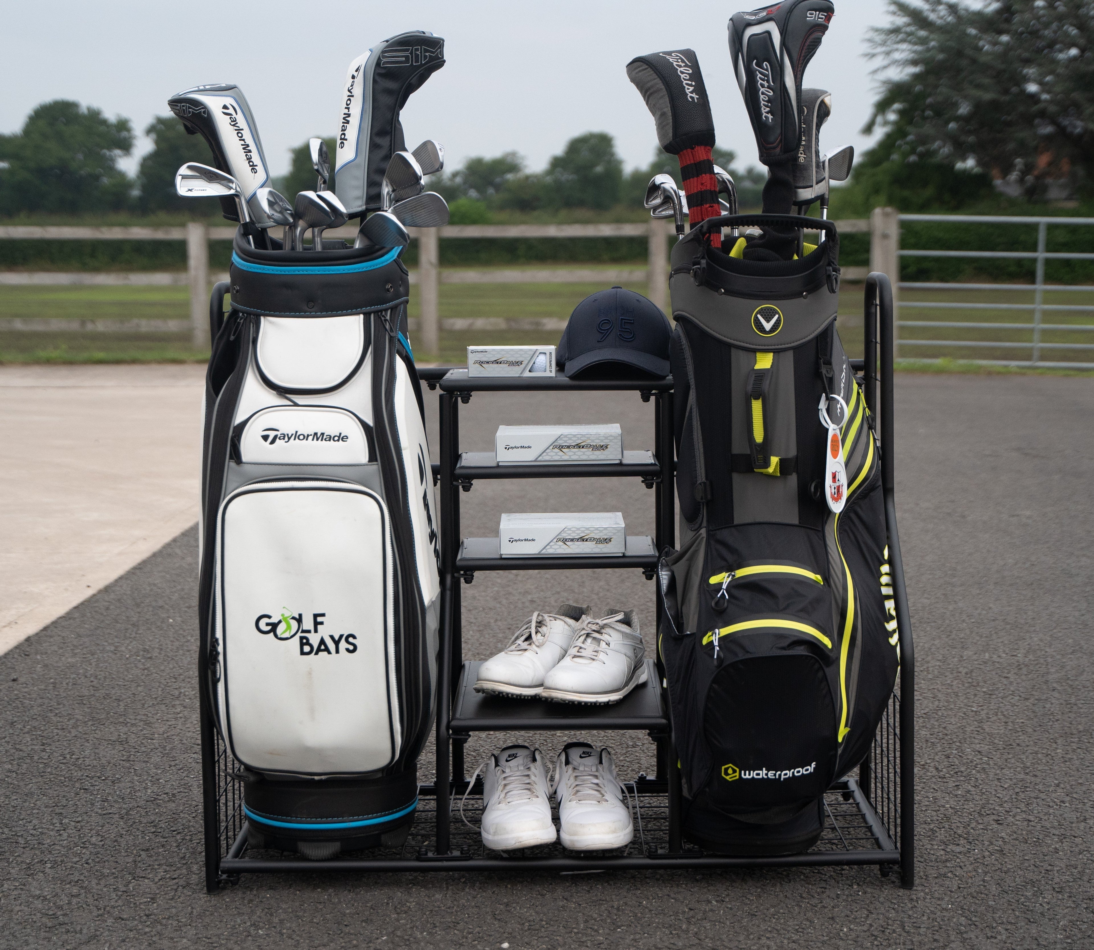 GolfBays Dual Bag Display