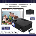 Naxa 150” Home Theater LCD Projector Combo