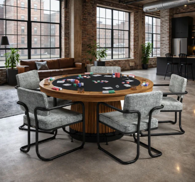 RAM Game Room Prohibition Collection 60" Poker Table