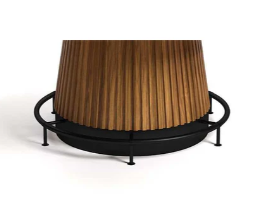 RAM Game Room Prohibition Collection Foot Rail for 60" Poker Table