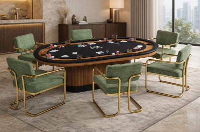 RAM Game Room Prohibition Collection 84" Poker Table