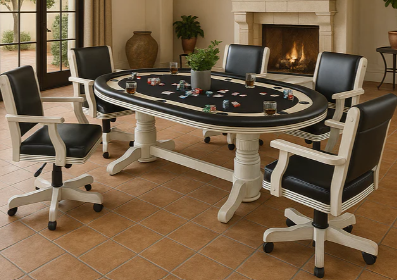 RAM Game Room Pub Collection 80" Poker Table