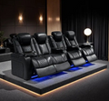 4-Seat Reclining Home Theater Sofa