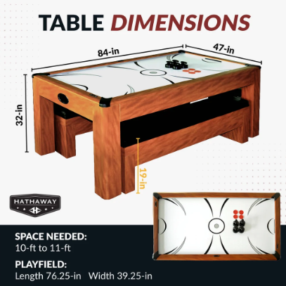 Sherwood Air Hockey & Ping Pong Table