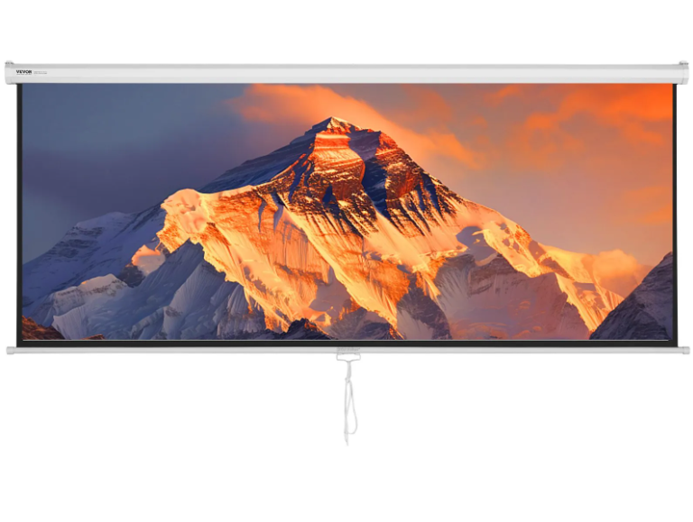 Vevor 100" Retractable Projector Screen