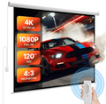 Vevor 120-Inch Motorized Projector Screen