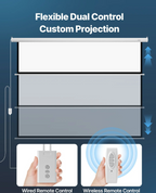 Vevor 120-Inch Motorized Projector Screen
