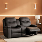 Reclining Home Theater Loveseat - Gray