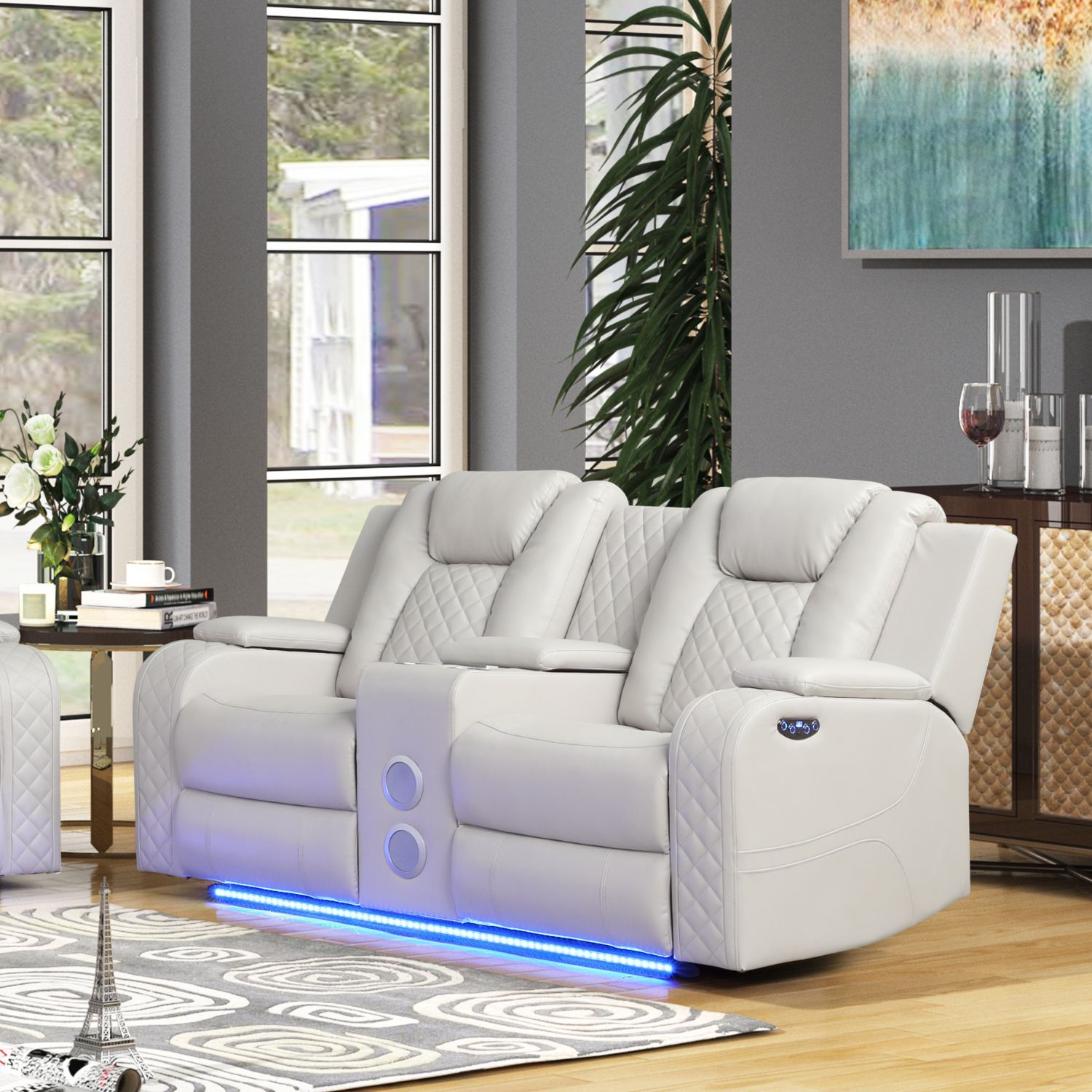 Benz Power Reclining Loveseat