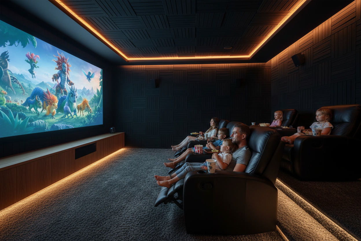 Home Theater Family Lifestyle