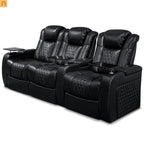 3-Seat Reclining Home Theater Sofa
