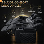 3-Seat Reclining Home Theater Sofa