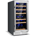 Costway 30-Bottle Dual-Zone Wine Cooler